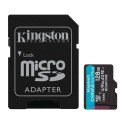 Tarjeta de Memoria Kingston CANVAS Go! Plus 128GB microSD XC con Adaptador 200MB/s