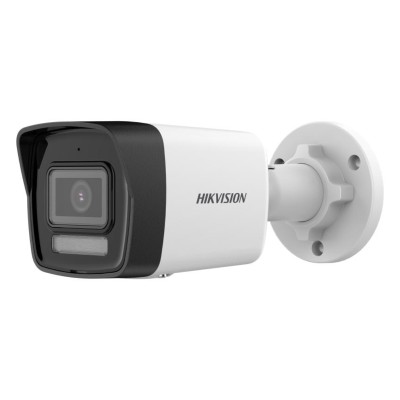Cámara de Seguridad IP Hikvision Value Bullet PoE 4MP 2.8mm Exterior IP67 - DS-2CD1043G2-LIU(2.8mm)