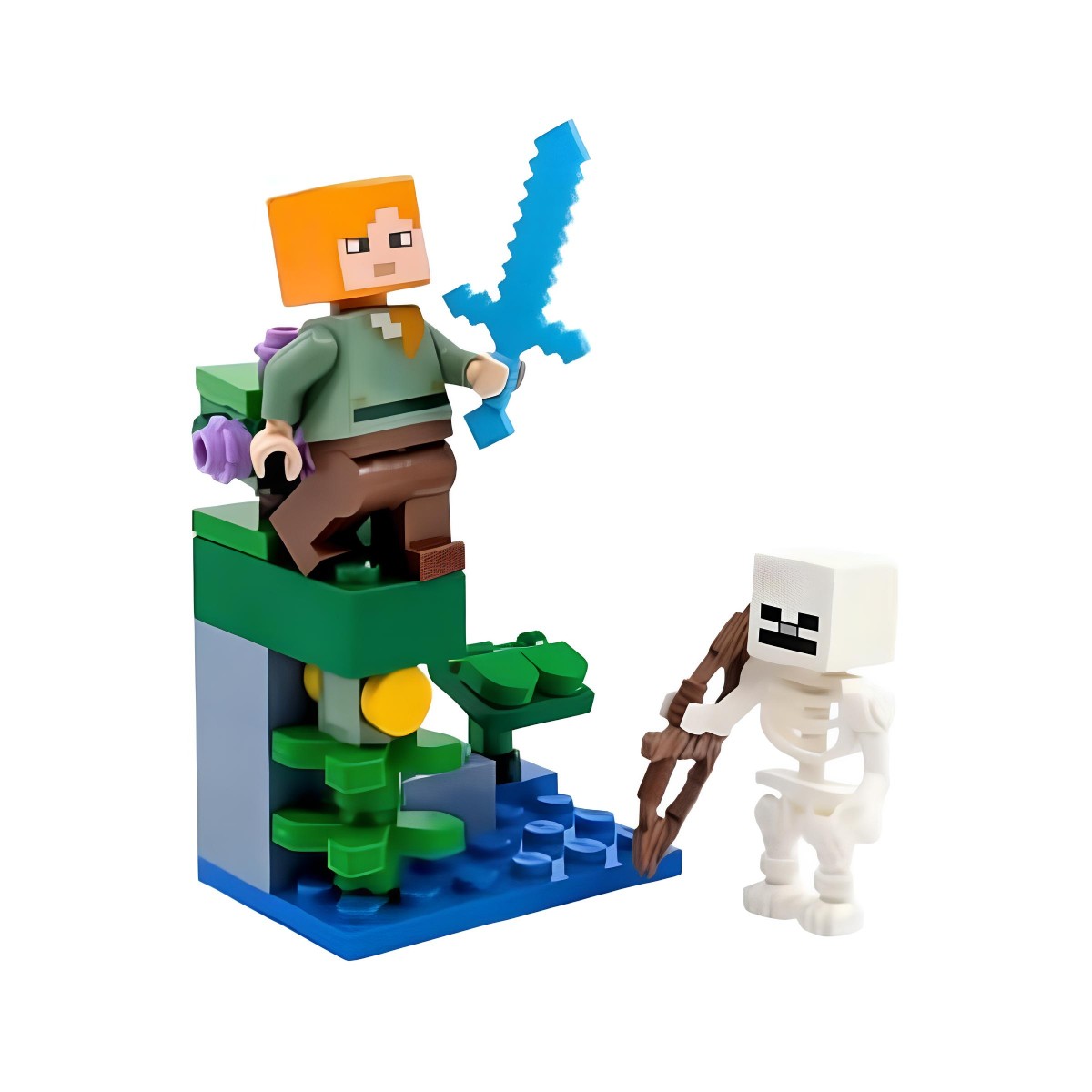 LEGO Minecraft Confrontación en la Cueva Exuberante 30705