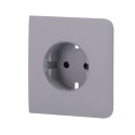 Cubierta Lateral para Enchufe Inteligente Ajax Sidecover Tipo F Gris