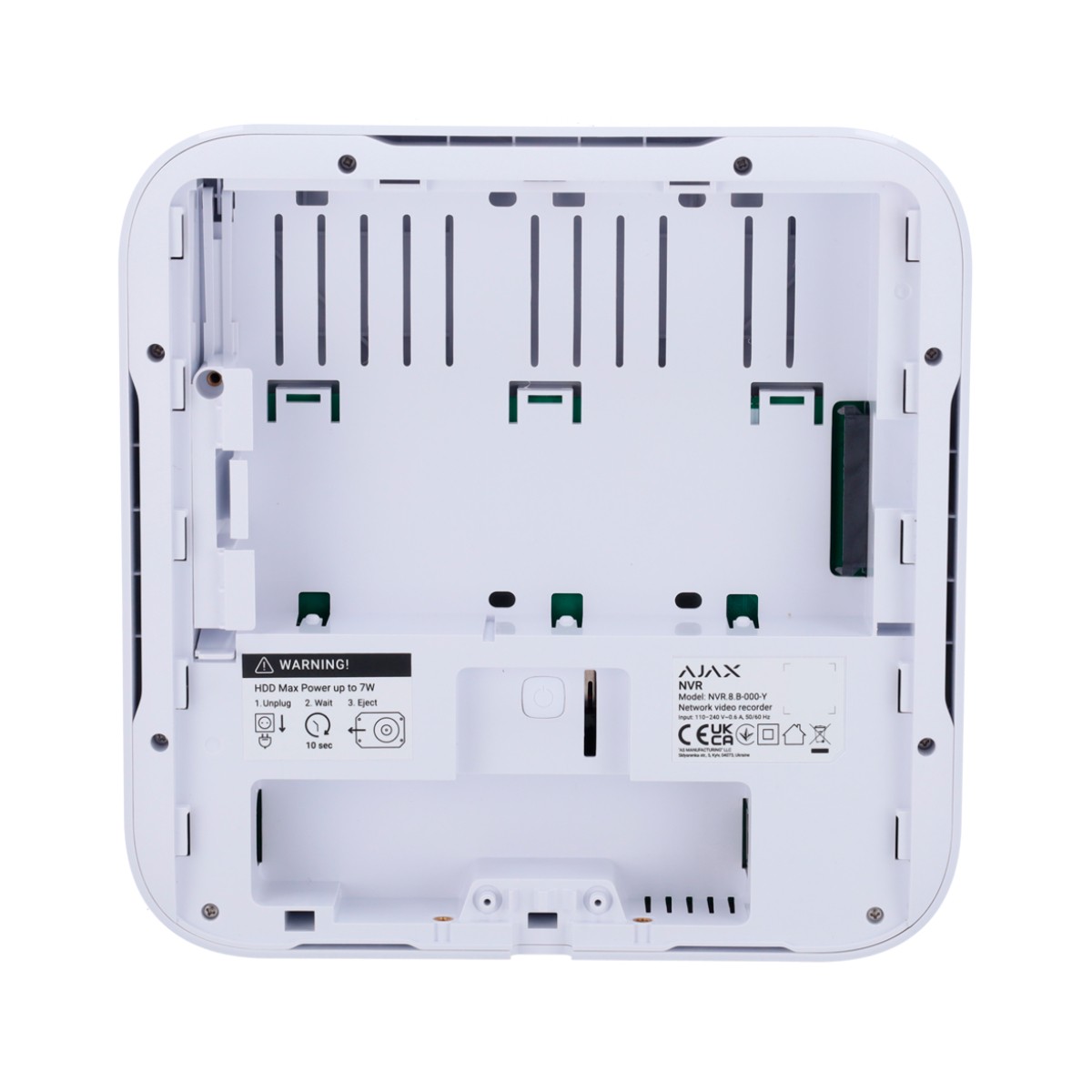 Ajax 8-Channel 4K PoE NVR Recorder White AJ-NVR108-W