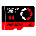 Tarjeta de Memoria MicroSD Hikvision Capture 64GB P10 U3