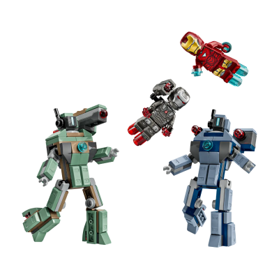 LEGO Marvel Iron Man y War Machine contra Drones Hammer - 76320