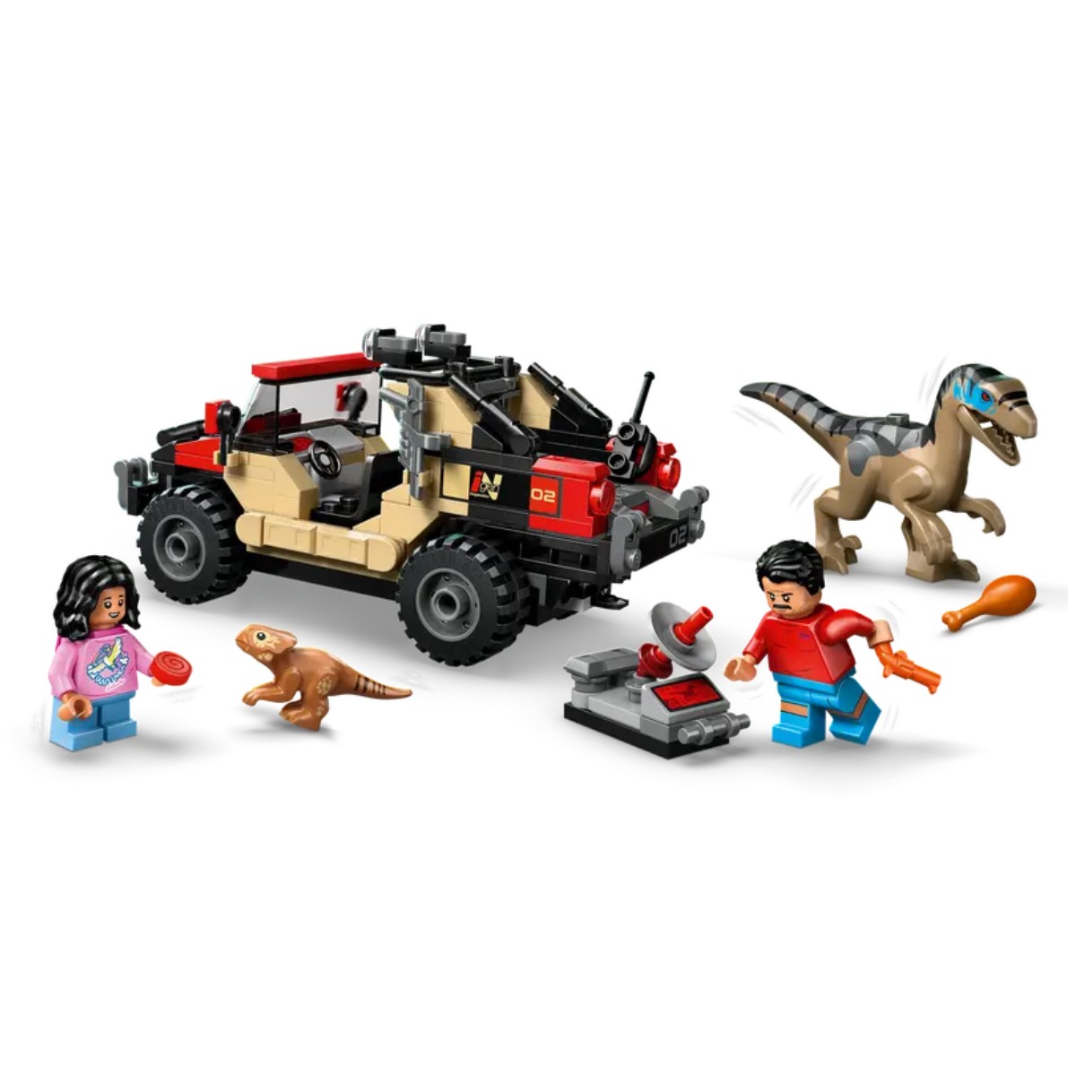 LEGO Jurassic World Raptor Off-Road Vehicle Escape 76972
