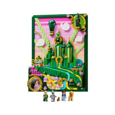 LEGO Wicked Arte de Pared de Emerald City - 75685