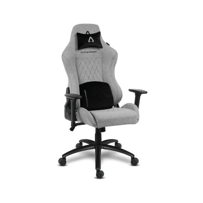 Chaise Gaming Alpha Gamer Gaia V2 Gris Clair