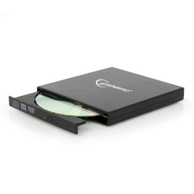 External DVD Drive Gembird USB DVD Black