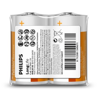 Pilas Philips LongLife 2...
