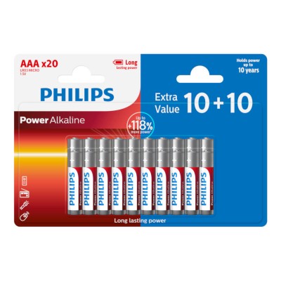 Philips Alkaline Batteries...