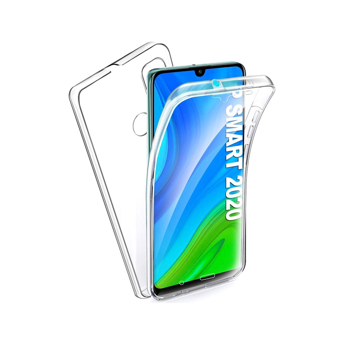 Etui Pour Huawei Mate 20 Lite,Clear View Smart Cover Stand Miroir