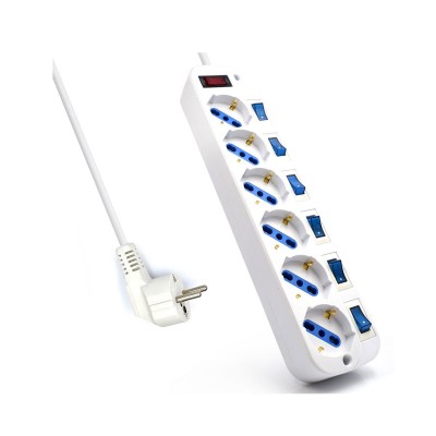 Regleta de 6 Tomas Ewent...