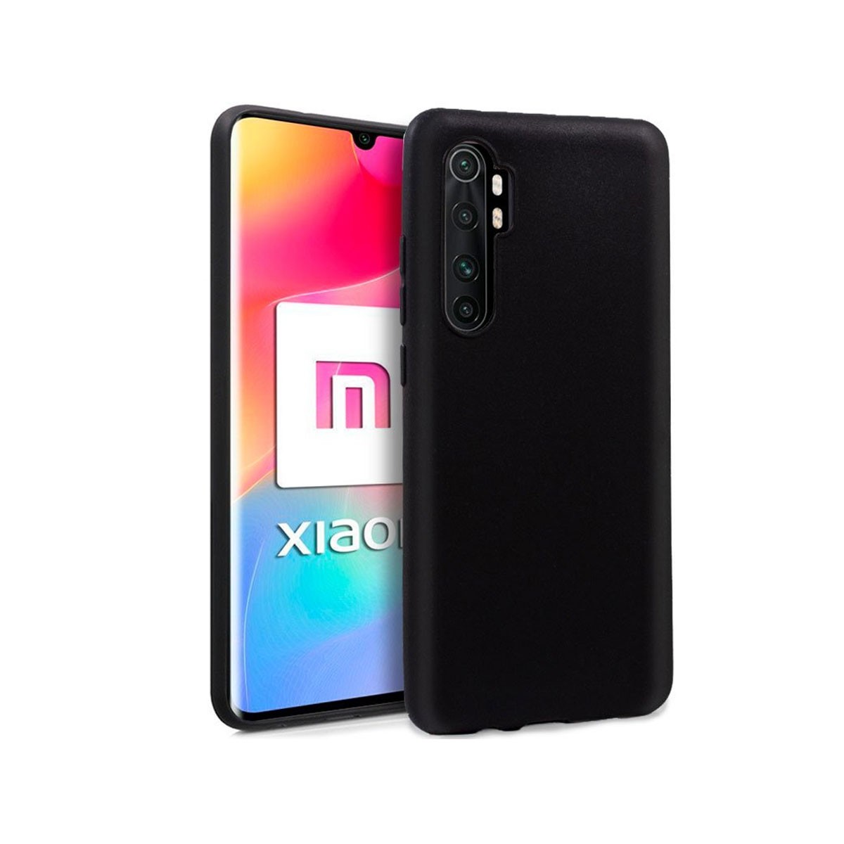 Capa Silicone Xiaomi Mi Note 10 Lite Preta