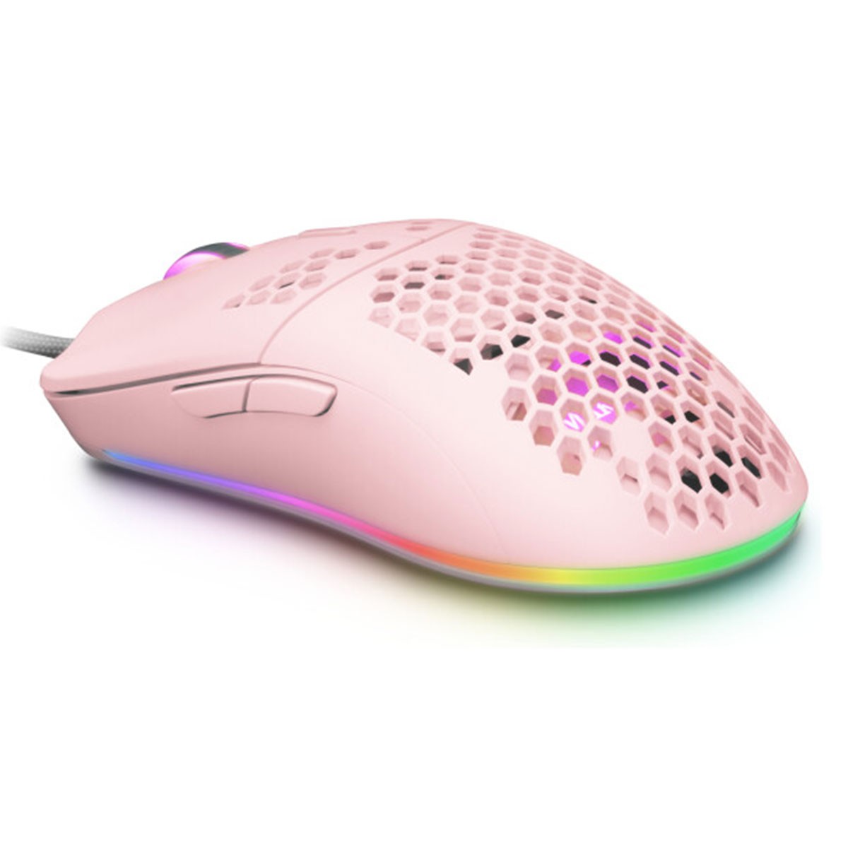 Buy Online Gaming Mouse Mars Mmax Rgb Dpi Pink