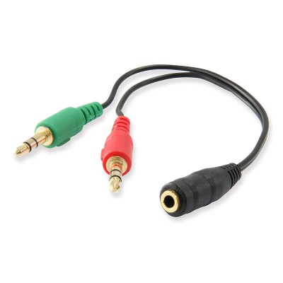 Cable de Audio Jack 3.5mm p/2x Jack 3.5mm Equip 13cm (147942)