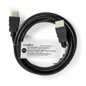 Cabo HDMI Nedis Ethernet 1.5m Preto (CVGT34001BK15)