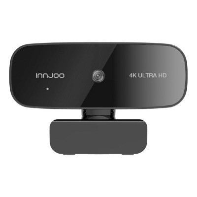 Webcam Innjoo 4K UHD c/Microfone Preta