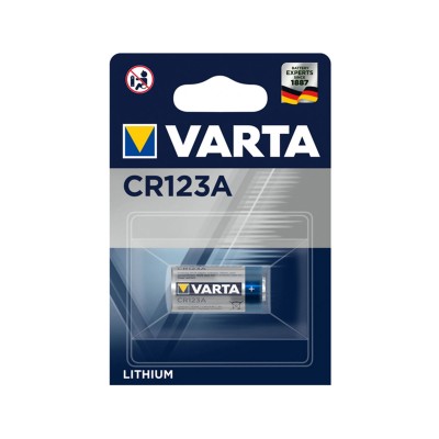 Batteries Varta CR123A 3V (1 Battery)