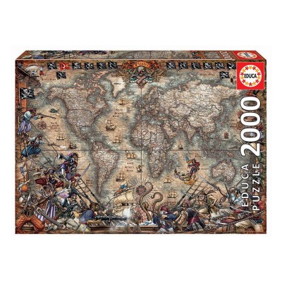 Puzzle Mapa de Piratas 2000 Piezas