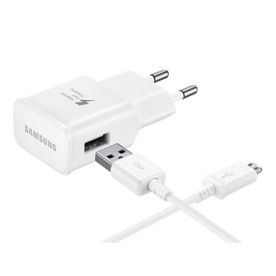 Charger Samsung 5/9V 2A Fast Charge Micro USB Blister White (TA20EWE)