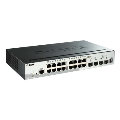 Switch D-Link Gigabit 20 Ports 10/100/1000 Mbps Black (DGS-1510-20)