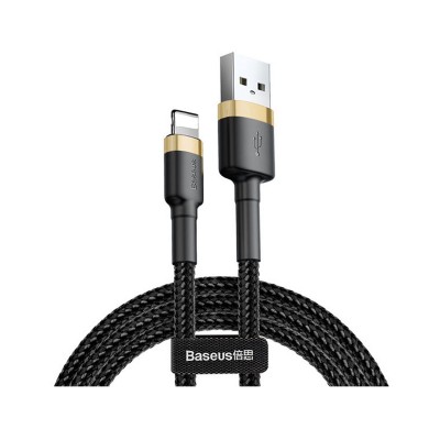Data Cable Baseus Cafule USB to Lightning 2m Black
