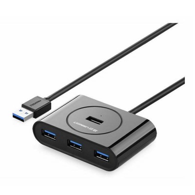 USB Hub Ugreen USB 3.0 to 4x USB 3.0 Black