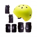 Conjunto de Proteção p/Patins, Skate, Bicicleta Tamanho M Verde