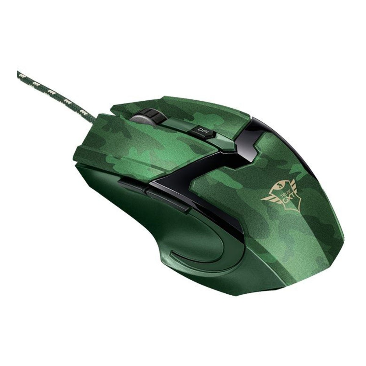 Buy Online Gaming Mouse Trust Gxt 101c Gav 4800 Dpi Green