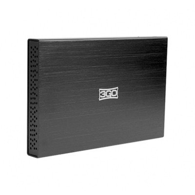 HDD/SSD Enclosure 3GO HDD25BK12 2.5" USB 2.0 Black