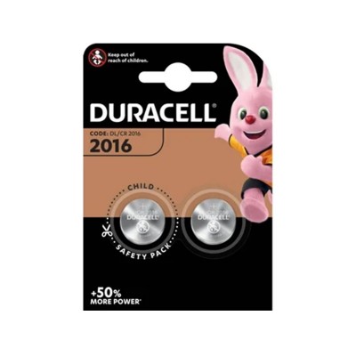 Batteries Duracell 2016 (DL/CR 2016)