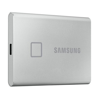 Disco Externo Samsung Portable T7 Touch SSD 500GB USB 3.2 Prateado