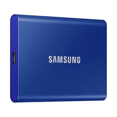 Disco Duro Externo Samsung Portable T7 Touch SSD 500GB USB 3.2 Azul