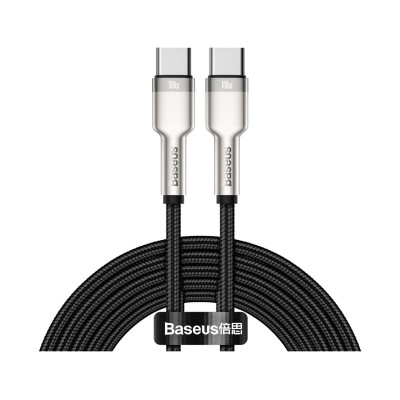 Data Cable Baseus Cafule USB-C para USB-C 2m 5A 100W Black