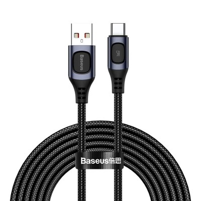 Data Cable Baseus Quick Charge USB-C 1m Black