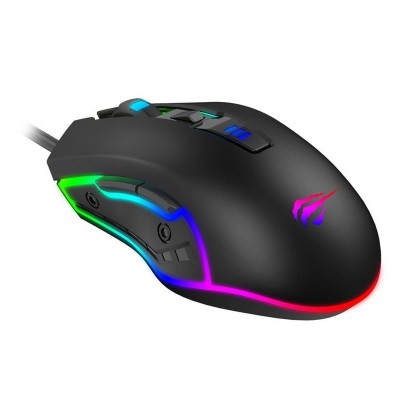 Gaming Mouse Havit GAMENOTE RGB 3200 DPI Black (MS1018)