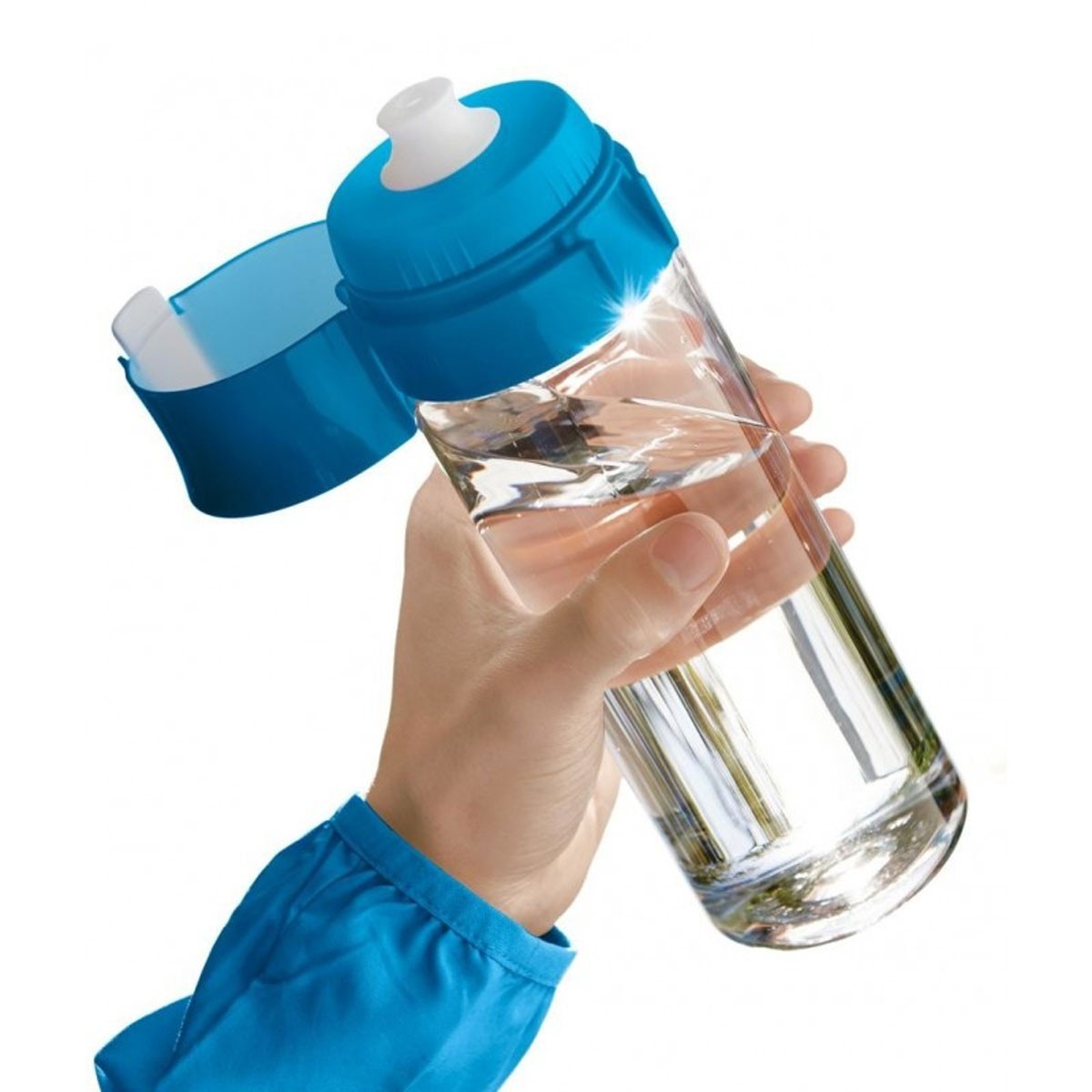 Botella Purificadora de Agua Brita Fill & Go 600ml Azul