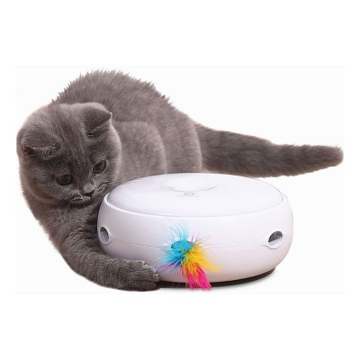 Brinquedo Inteligente p/ Animais HomeRun Pet CT10 Smart Cat Toy Branco
