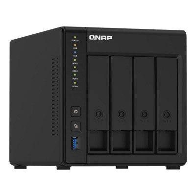 NAS QNAP TS-451D2-4G Celeron J4025 4GB 4 Bays Black