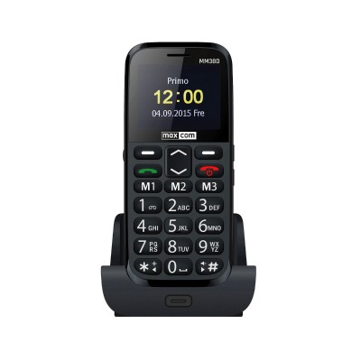 Teléfono Móvil Maxcom MM38D Negro