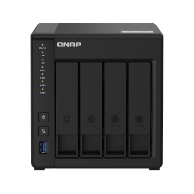 NAS QNAP TS-451D2-2G Celeron J4025 2GB 4 Bays Black