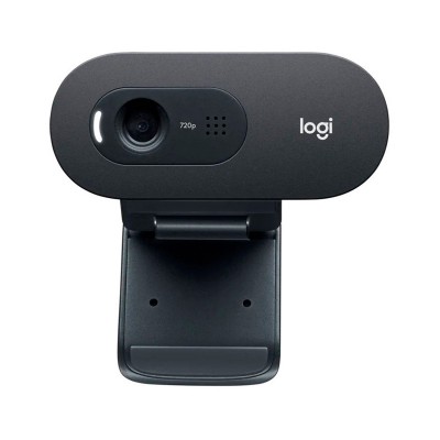 Webcam Logitech C505E HD c/Microfone Preta
