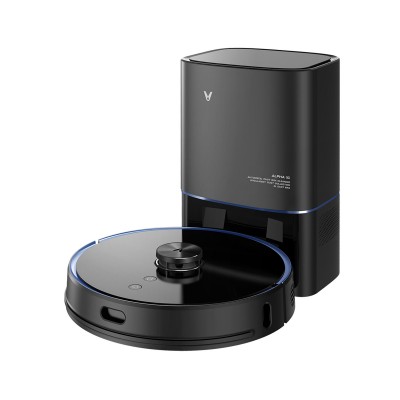 Aspirador Robô Viomi Alpha S9 c/Base Inteligente Preto