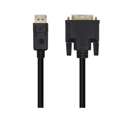 Cable Displayport - DVI Aisens 3m Black (A125-0463)