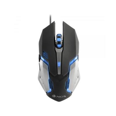 Gaming Mouse NGS GMX-100 2400 DPI RGB Black