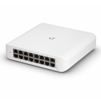 Switch Ubiquiti UniFi Gen2 16 Ports 10/100/1000 Mbps PoE+ White (USW-LITE-16-POE)