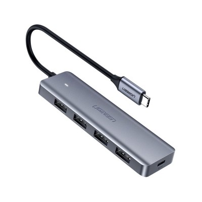Hub Ugreen USB-C para USB/Micro USB Cinzento
