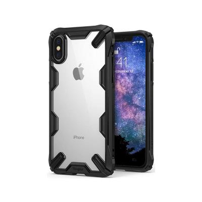 Protective Cover Fusion X Apple iPhone XS Max Black/Transparent