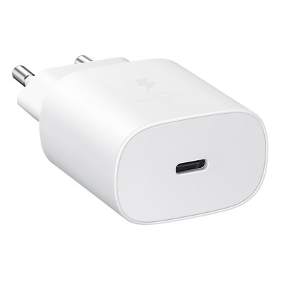 Adaptador de Corrente Samsung USB-C 25W Quick Charge 3.0 Branco (EP-TA800EBE)