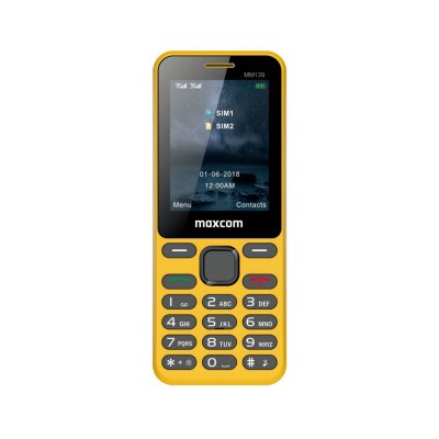 Maxcom MM139 Dual SIM Amarelo