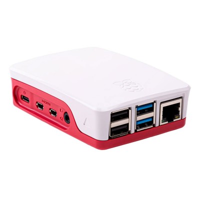 External Box Raspberry Pi 4 Red/White